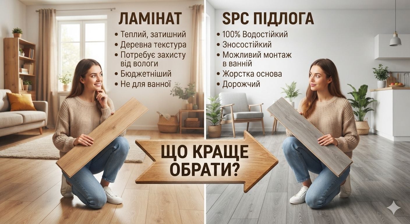 Ламінат чи SPC : що краще обрати