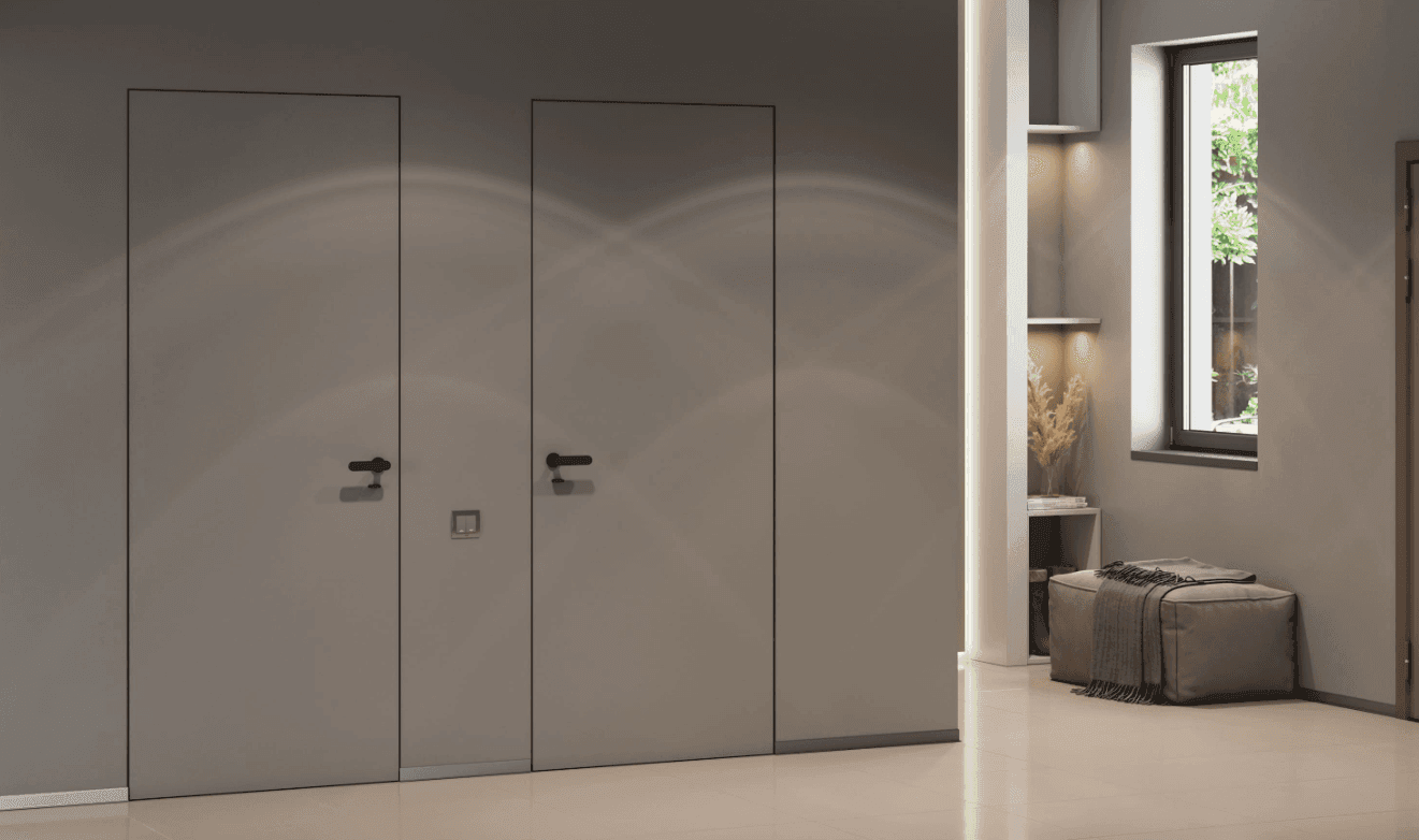 Двері прихованого монтажу VD02010076UA Білий